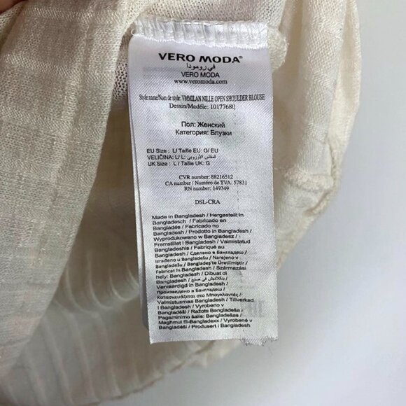 Cute Vero Moda Cold Shoulder Knit Top Sweater - Picture 8 of 8